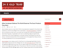 Tablet Screenshot of doawildthing.com